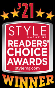 21st style readers' choice awards winner.