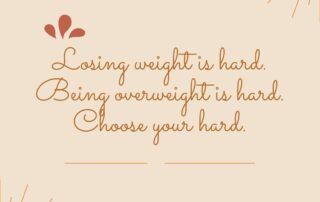 A quote about weight loss