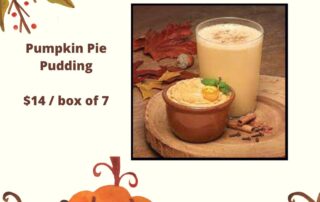 Pumpkin pie pudding